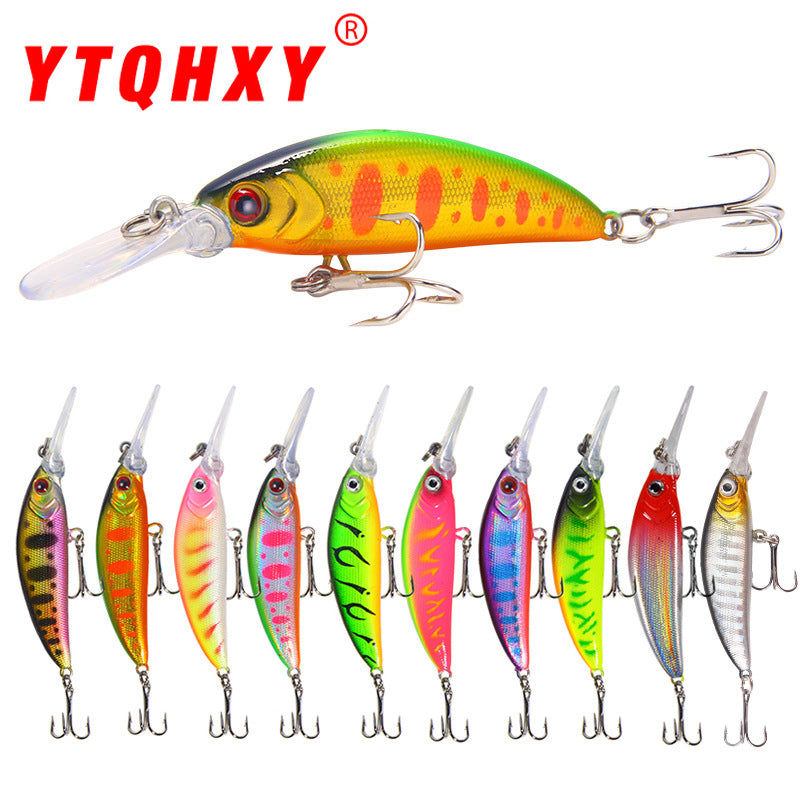 Popular Minnow Lure for Grave Robbers, 6g/7cm, Sinking, Realistic Fishing Bait, Hard