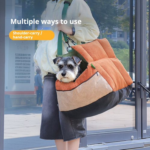 Pet car bag for dual use