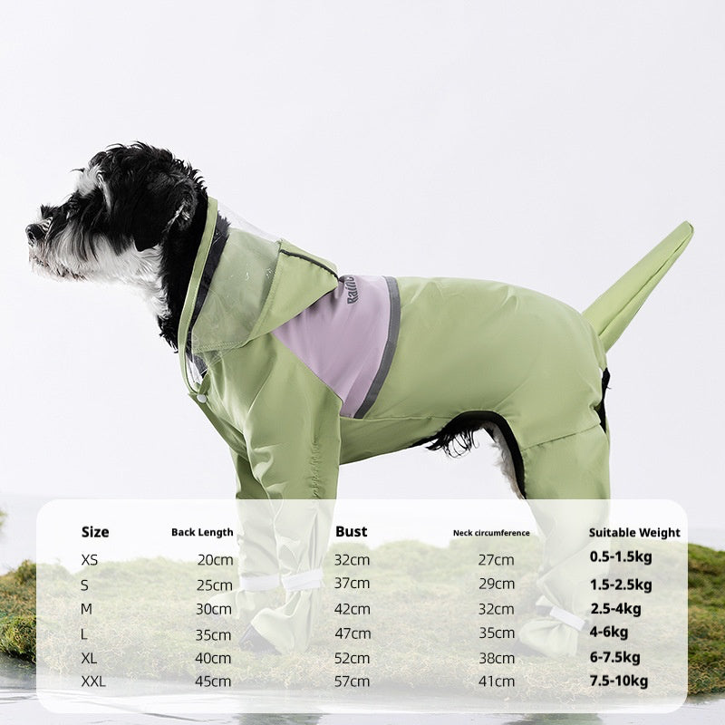Pet raincoat