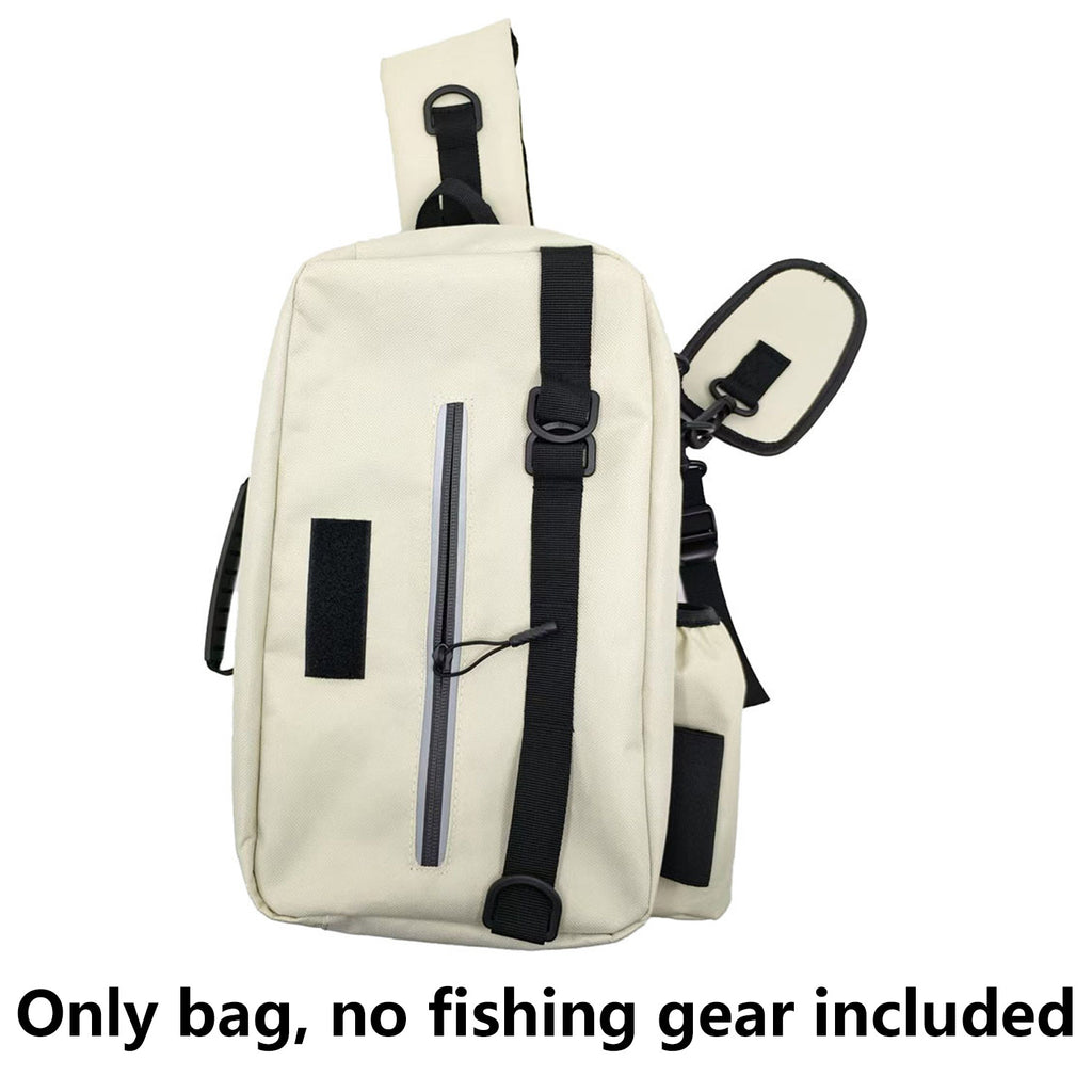 Multifunctional lure bag for storing fishing gear and rods, outdoor shoulder/crossbody fishing bag