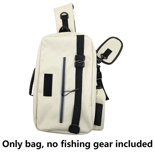 Multifunctional lure bag for storing fishing gear and rods, outdoor shoulder/crossbody fishing bag